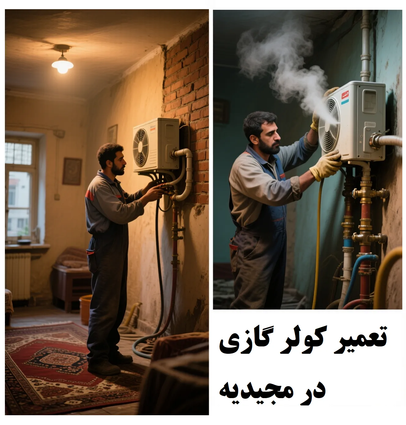 تعمیر کولر گازی در مجیدیه