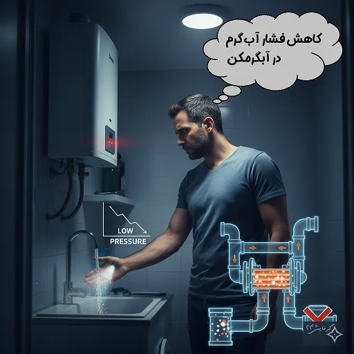 کاهش فشار آب گرم