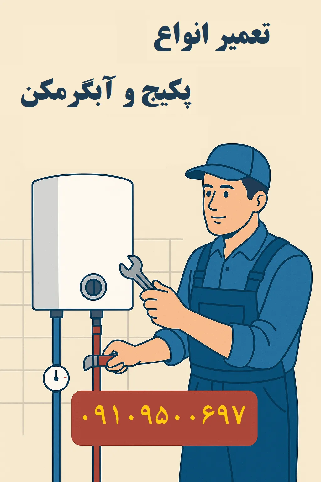 تعمیر آبگرمکن مخزنی در شهرزیبا
